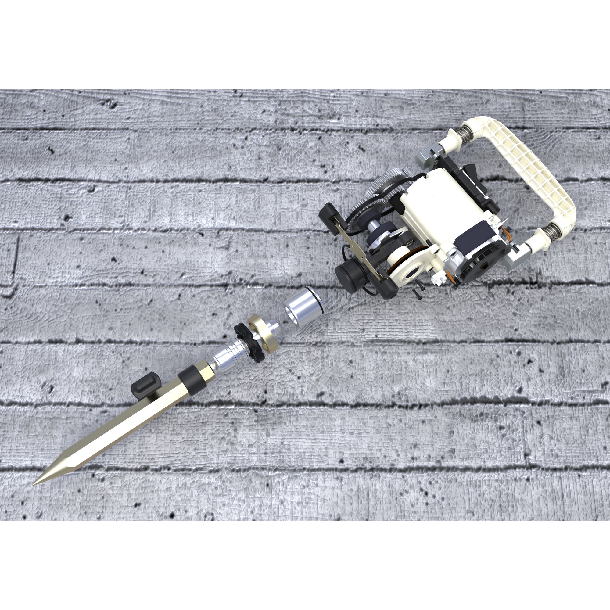 16kg Demolition Hammer 30mm Hex