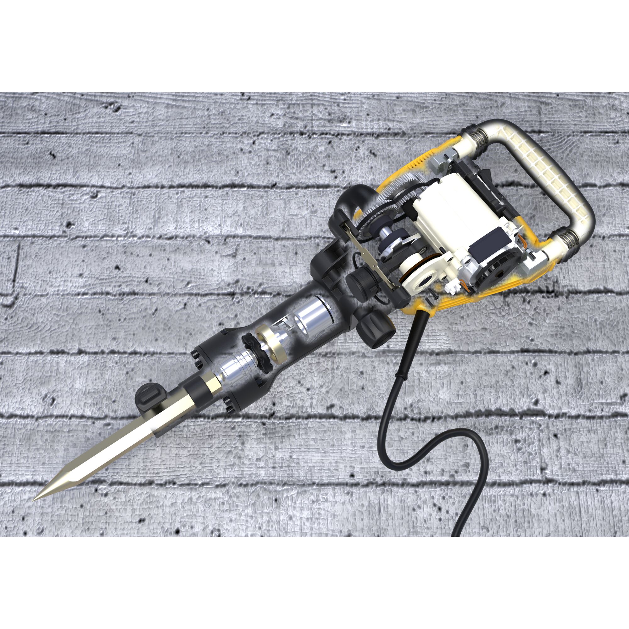 16kg Demolition Hammer 30mm Hex
