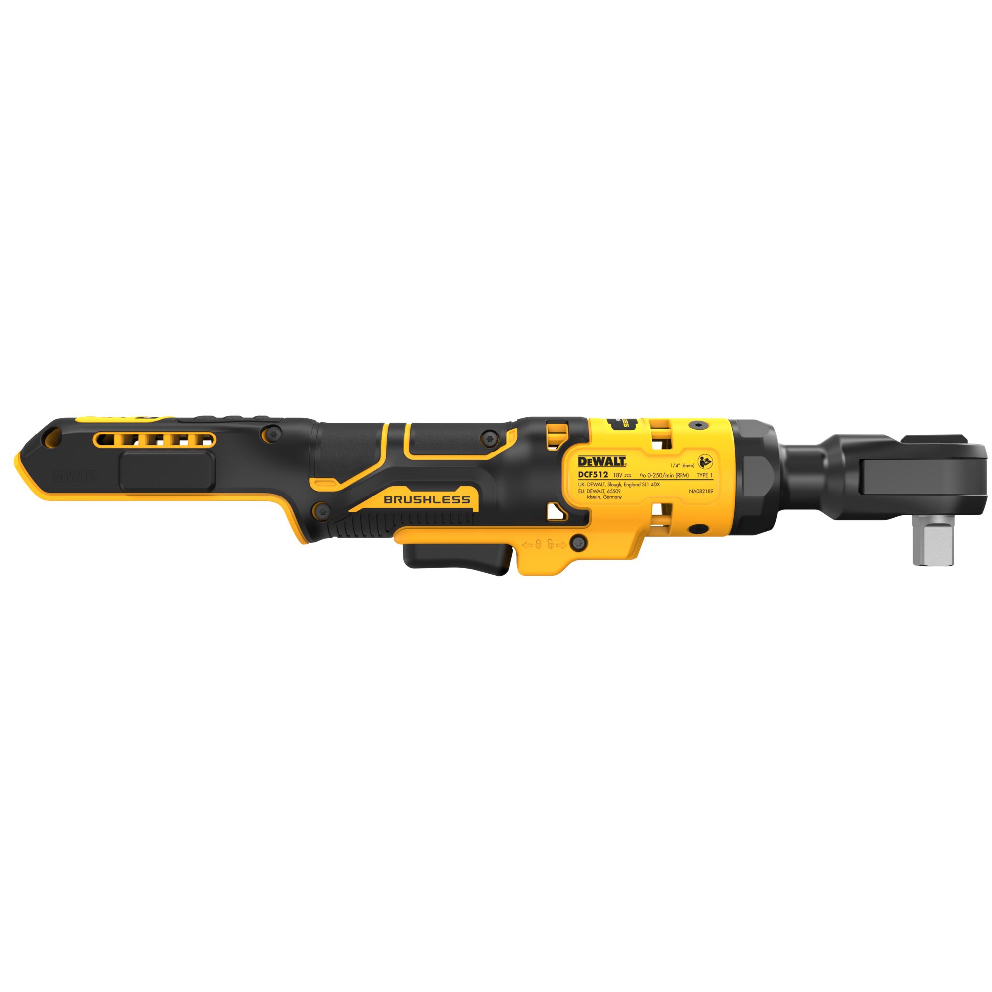 18V XR Brushless 1/2" Open Head Ratchet - Bare Unit