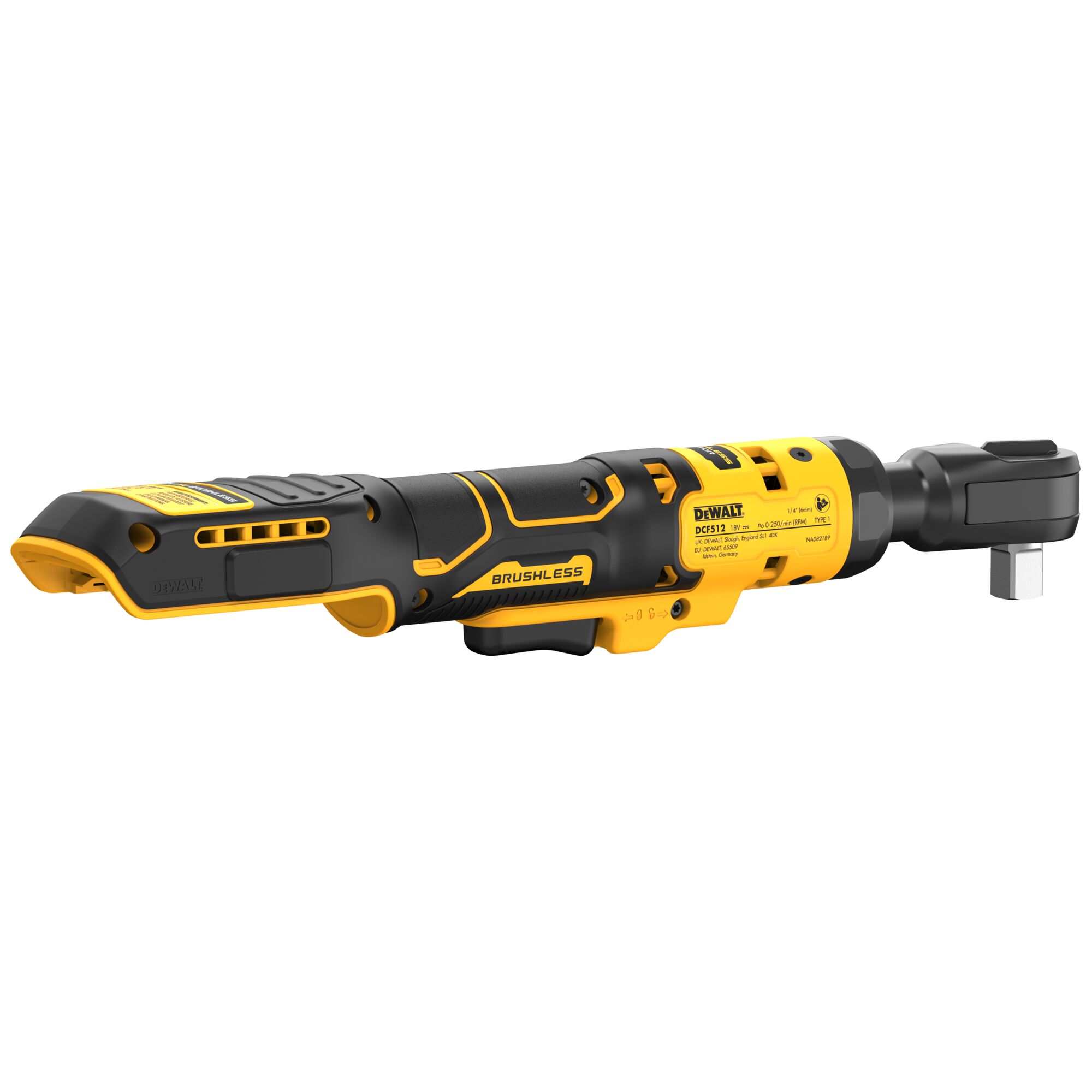18V XR Brushless 1/2" Open Head Ratchet - Bare Unit