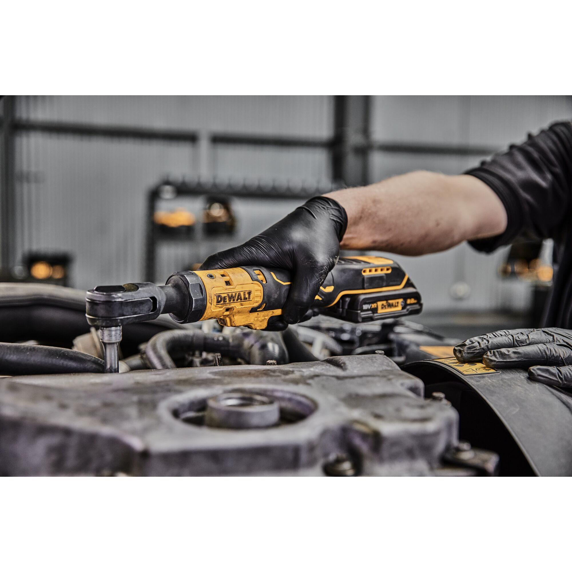18V XR Brushless 1/2" Open Head Ratchet - Bare Unit