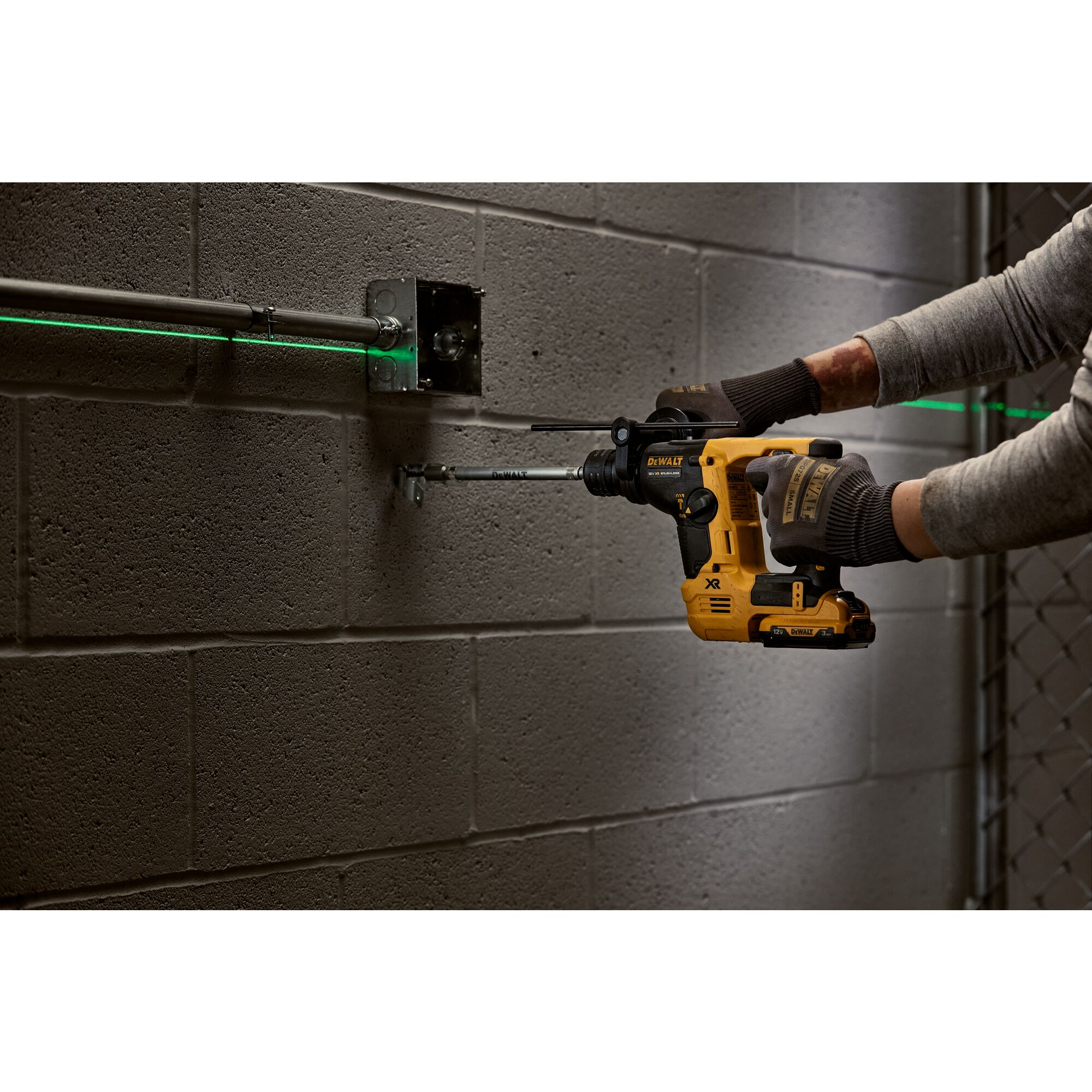 12V MAX Brushless 2-Mode 14mm SDS-Plus Cordless Hammer (3Ah Batteries)