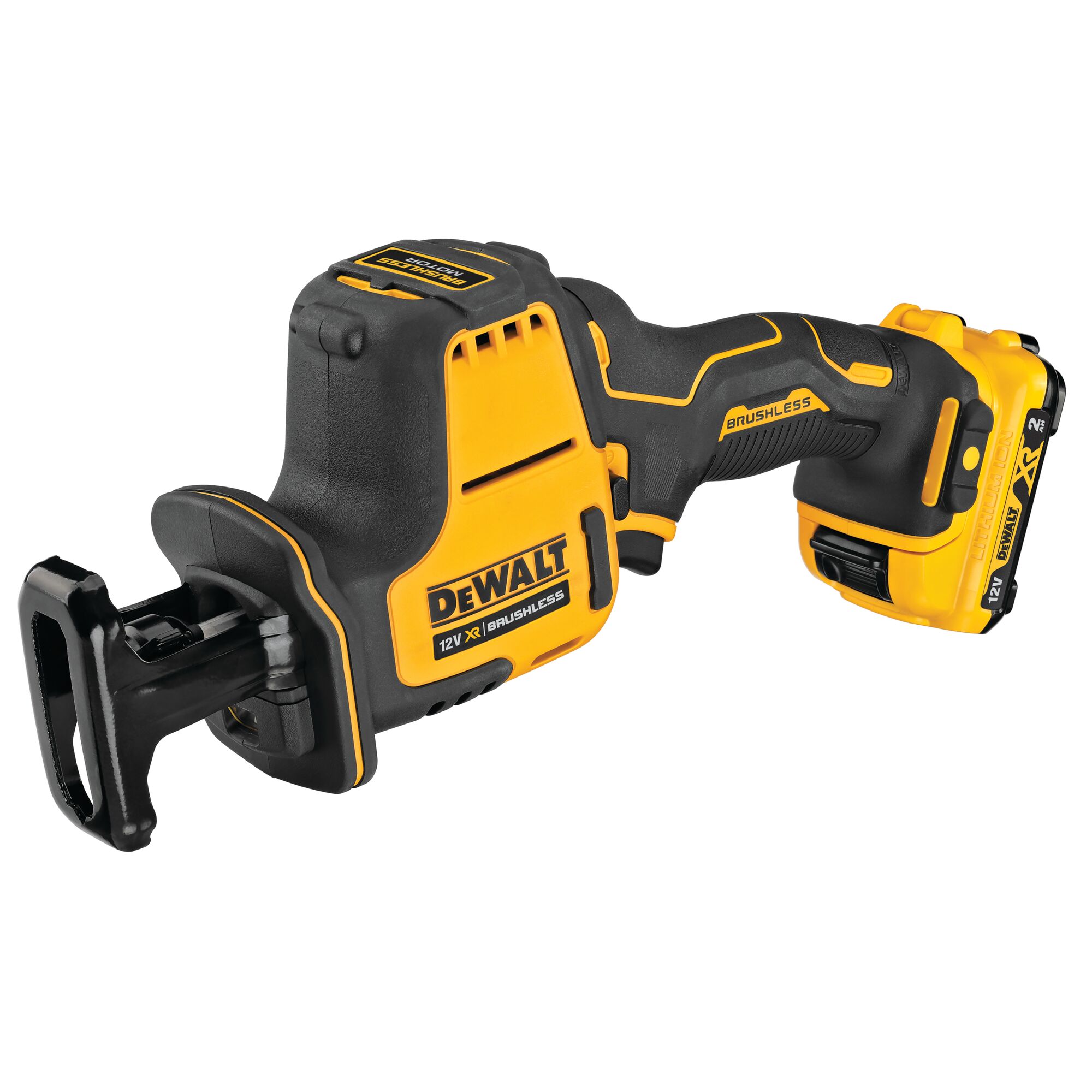12V XR Brushless Sub Compact Reciprocating Saw (2 x 2 Ah)