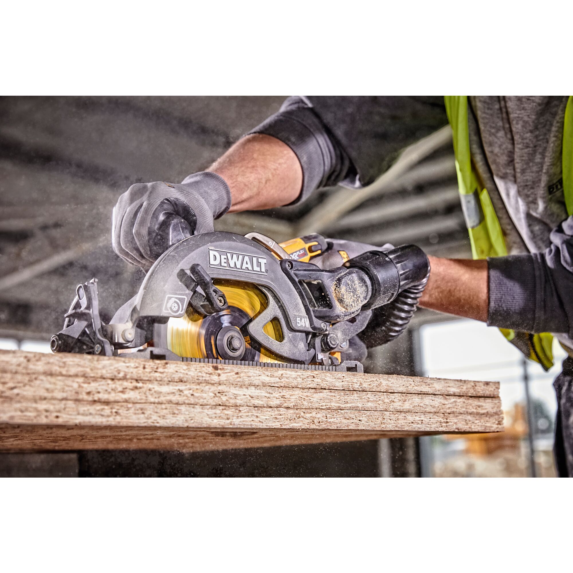 54V XR FLEXVOLT 190mm High Torque Circular Saw - Bare Unit