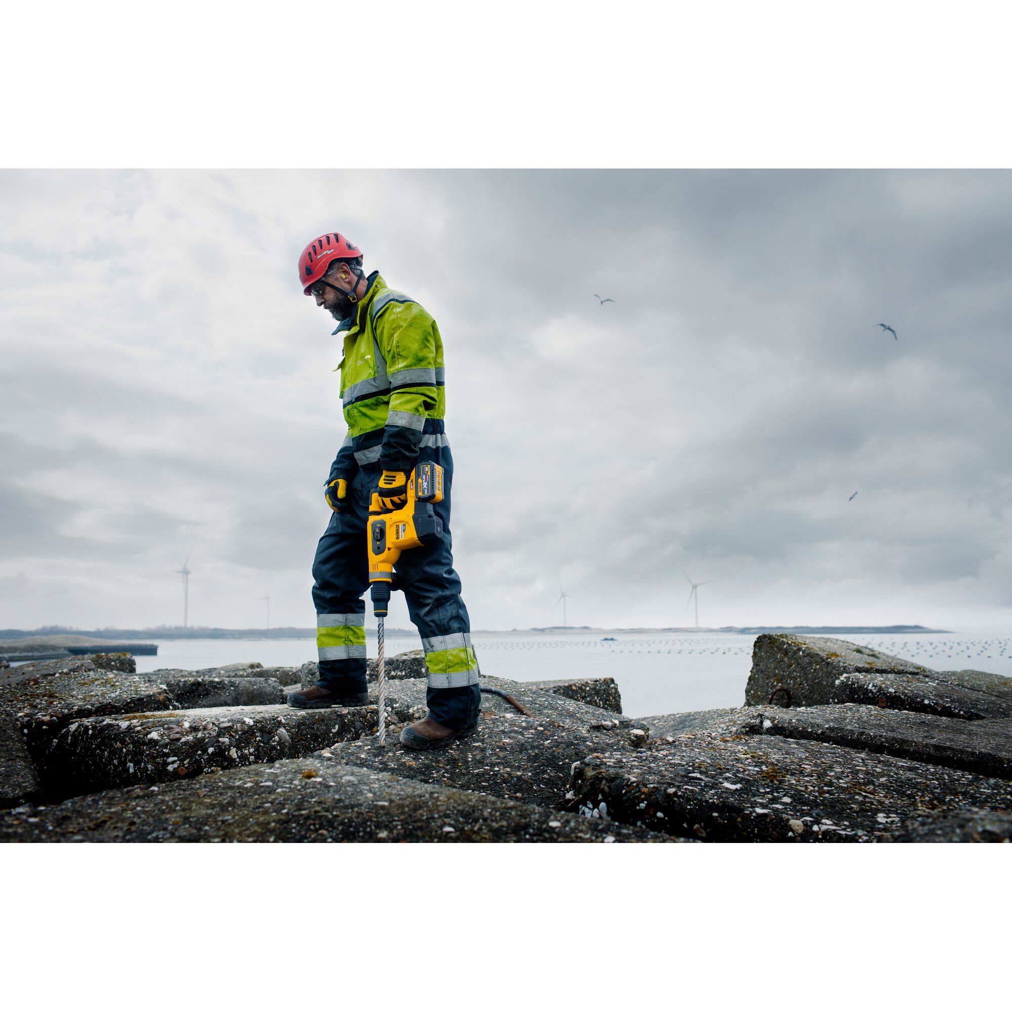 54V Brushless 3-Mode 40mm SDS-MAX Combi Cordless Hammer (Tool Only)