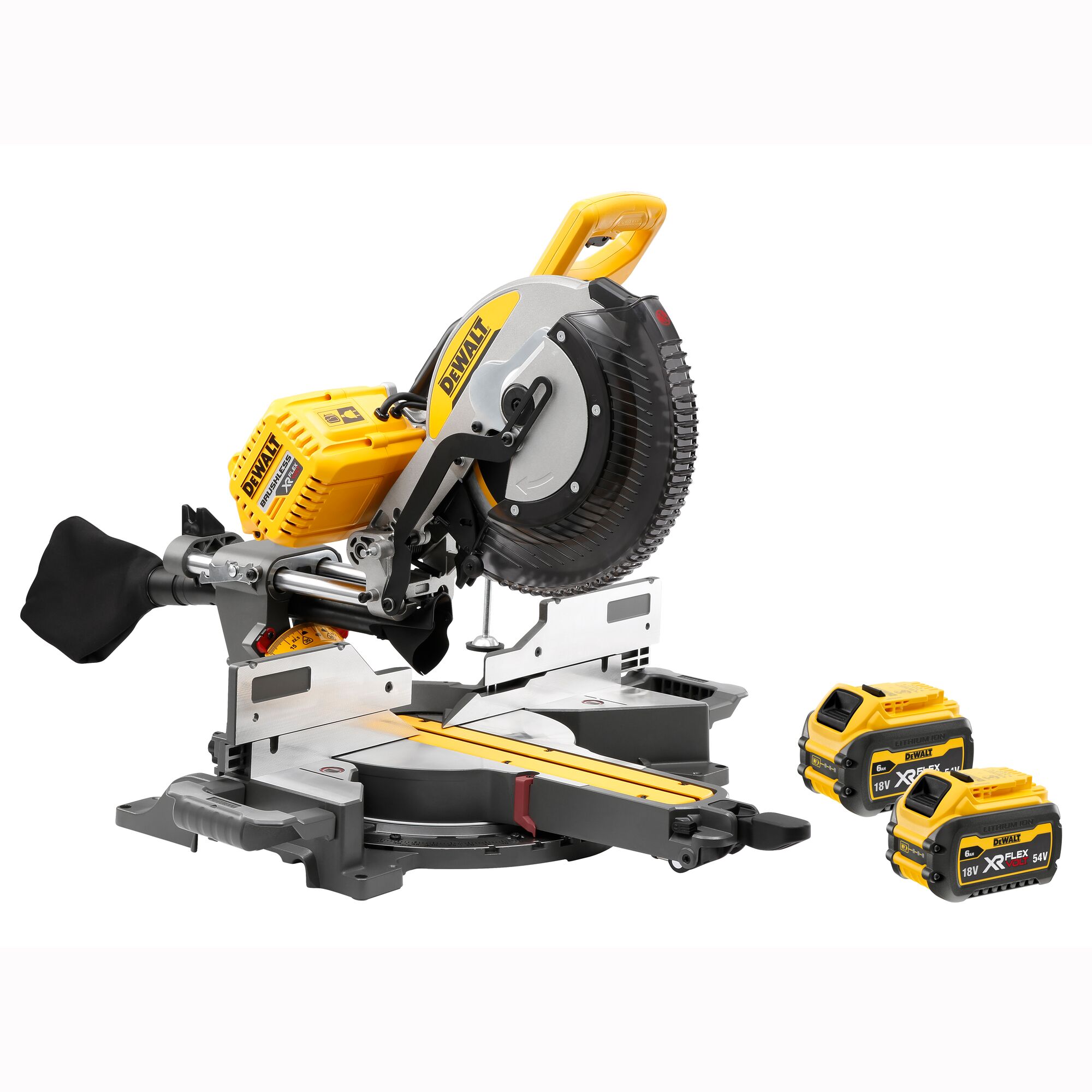 54V XR FLEXVOLT 305mm Mitre Saw - 2 X 6Ah