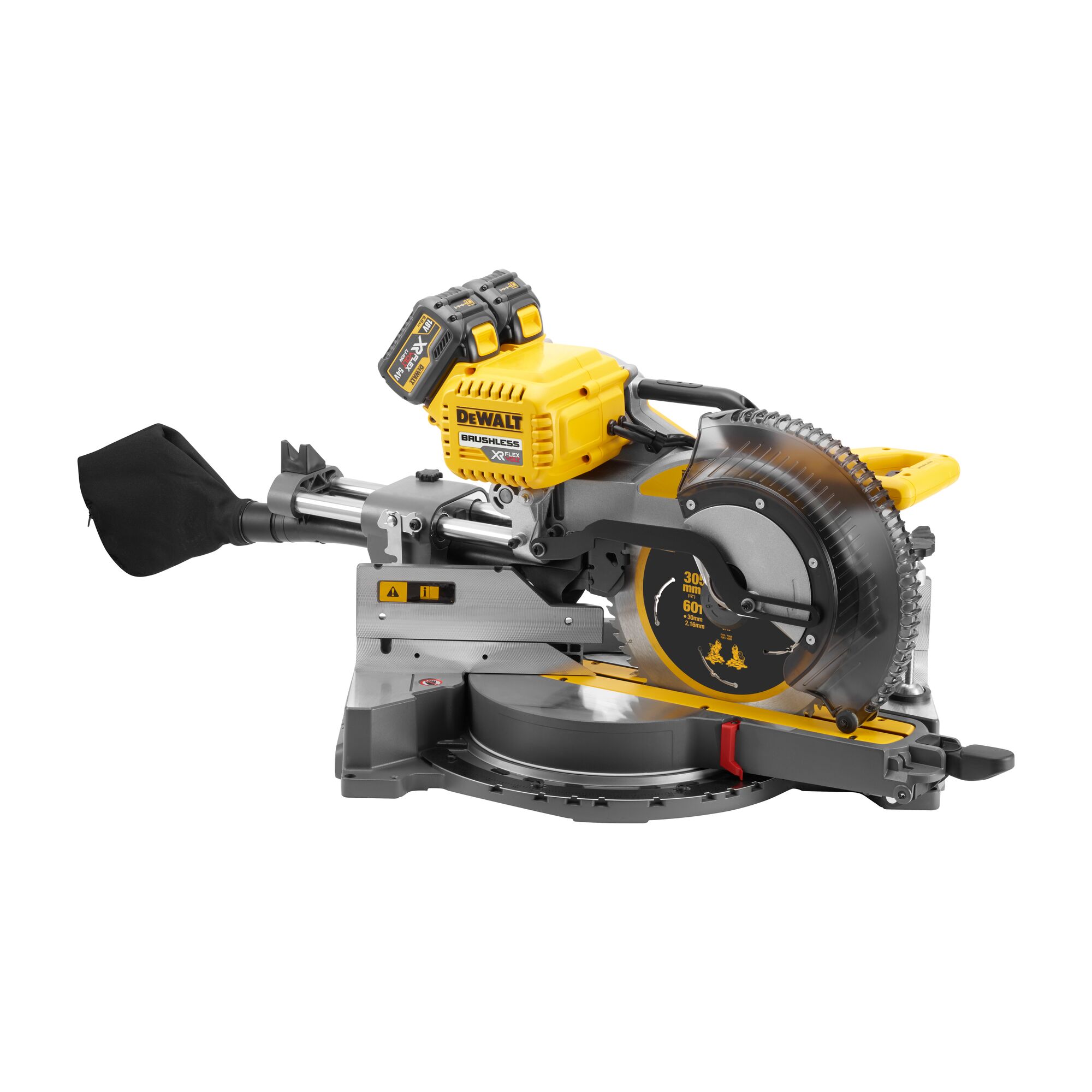 54V XR FLEXVOLT 305mm Mitre Saw - 2 X 6Ah