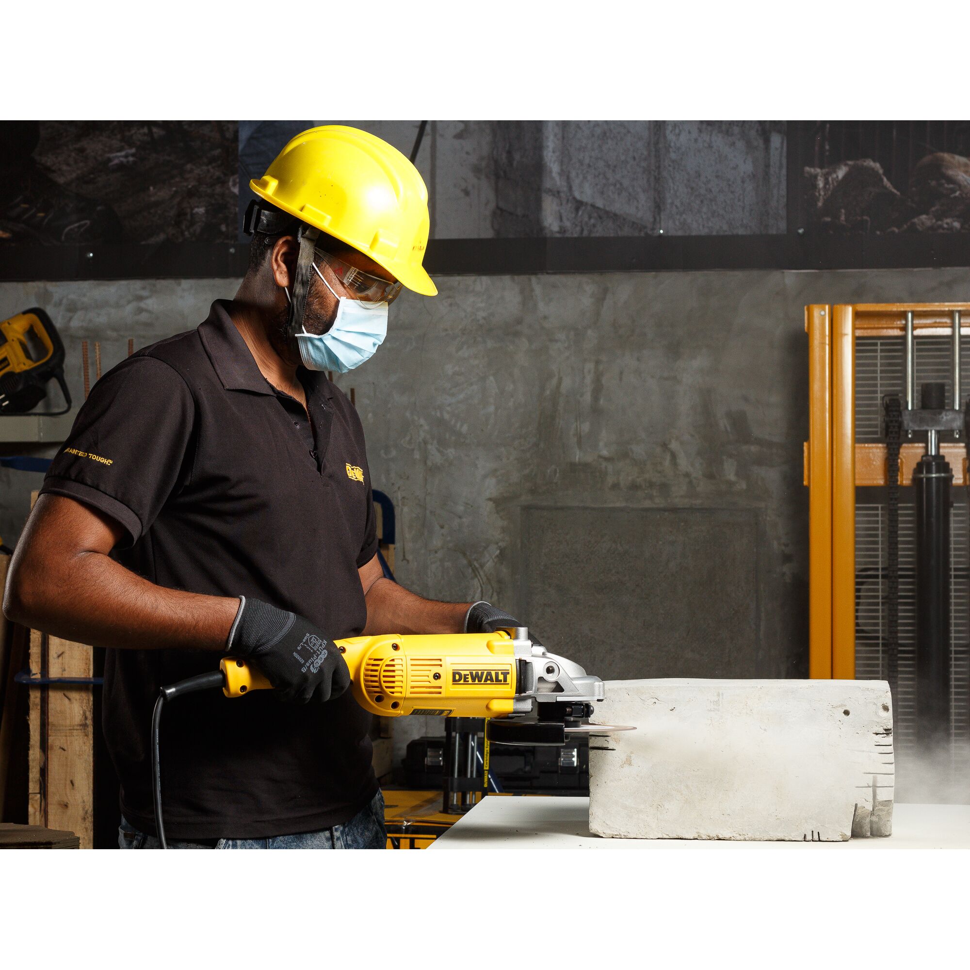 2200W 9 in. Angle Grinder With Trigger Switch